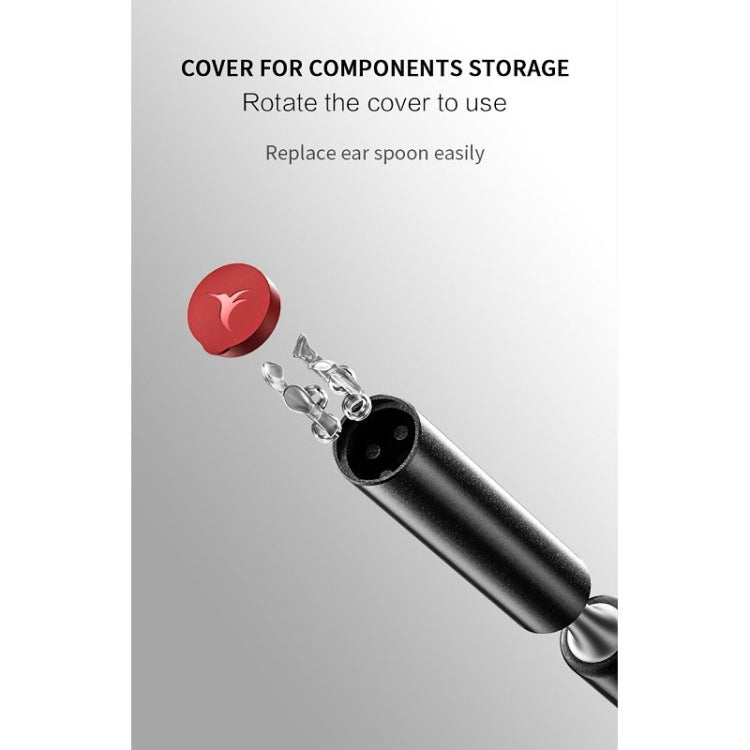 Bebird C3 Pro 2.4G 3.5mm Wireless Wifi High-definition Visual Ear Spoon 3 Million Pixels Out Ear Visual Ear Spoon(White) - free shipping - PMC Jewellery - Order now!