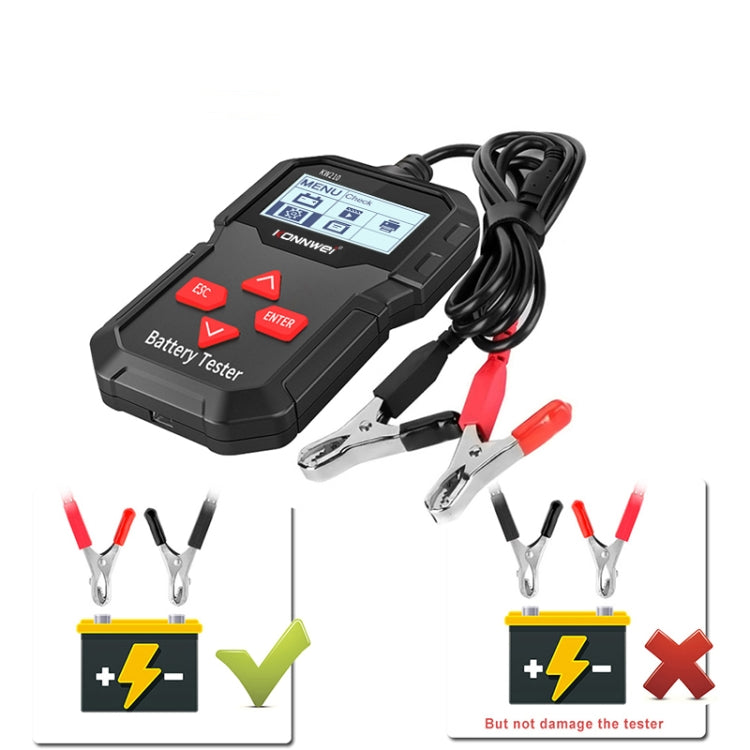 KONNWEI KW210 Car Battery Test Battery Capacity Resistance Battery Detector - Code Readers & Scan Tools by KONNWEI | Online Shopping South Africa | PMC TechLife | Buy Now Pay Later Mobicred