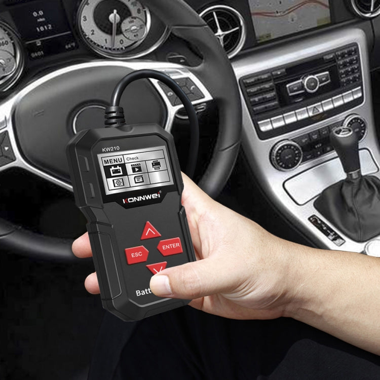 KONNWEI KW210 Car Battery Test Battery Capacity Resistance Battery Detector - Code Readers & Scan Tools by KONNWEI | Online Shopping South Africa | PMC TechLife | Buy Now Pay Later Mobicred