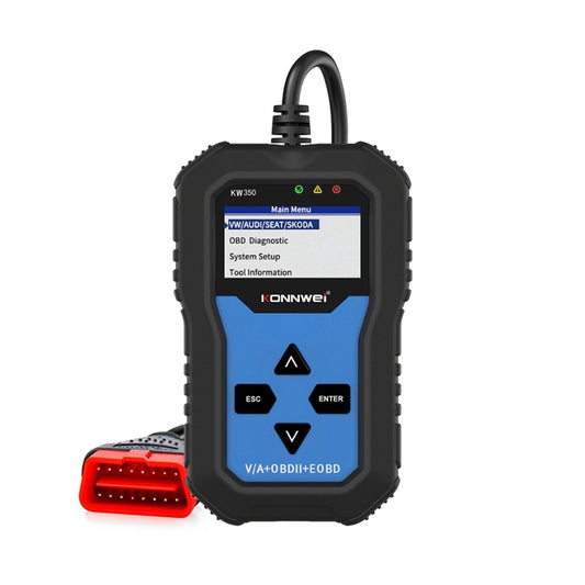 KONNWEI KW350 OBDII 12V Car Diagnostics Detector Scanner with 2 inch Black And White Display Screen V007 for Audi / Volkswagen - free shipping - PMC Jewellery - Order now!