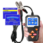 KONNWEI KW650 6V- 12V Car Motorcycle Battery Lawn Mower Detector with 2.4 inch Color Display & Waveform Graph