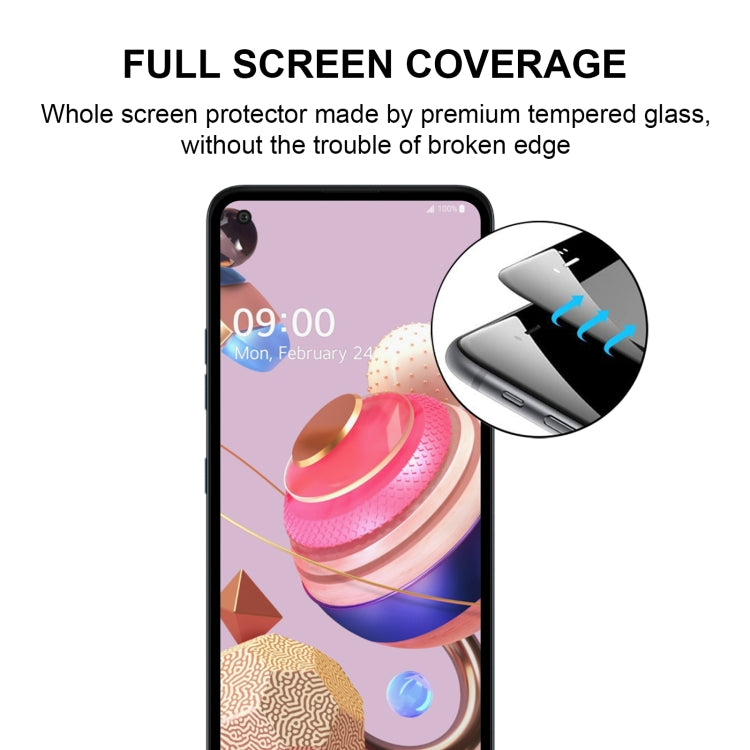 For LG K51S Full Glue Full Screen Tempered Glass Film - free shipping - PMC TechLife - Order now!