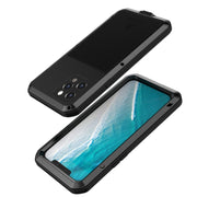 For iPhone 12 Pro Max LOVE MEI Metal Shockproof Life Water-resistant Dustproof Protective Case(Army Green)