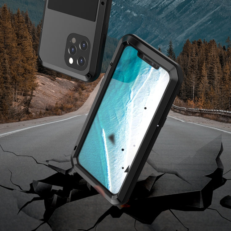 For iPhone 12 Pro Max LOVE MEI Metal Shockproof Life Waterproof Dustproof Protective Case(Army Green) - free shipping - PMC TechLife - Order now!