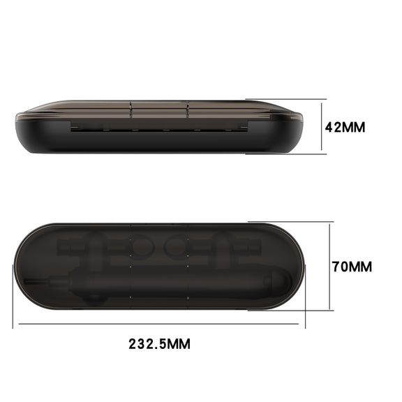 Electric Toothbrush Travel Storage Box Charging Case for Braun Oral B D16 / D20 / P2000 / P3000 / P4000