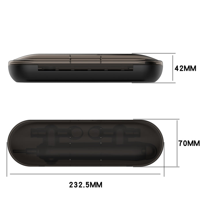 Electric Toothbrush Travel Storage Box Charging Case for Braun Oral B D16 / D20 / P2000 / P3000 / P4000