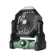 X3 Outdoor Portable Fan USB Charging Air Cooling Fan with LED Night Lamp (Green) - Electric Fans by PMC TechLife | Online Shopping South Africa | PMC TechLife | Buy Now Pay Later Mobicred