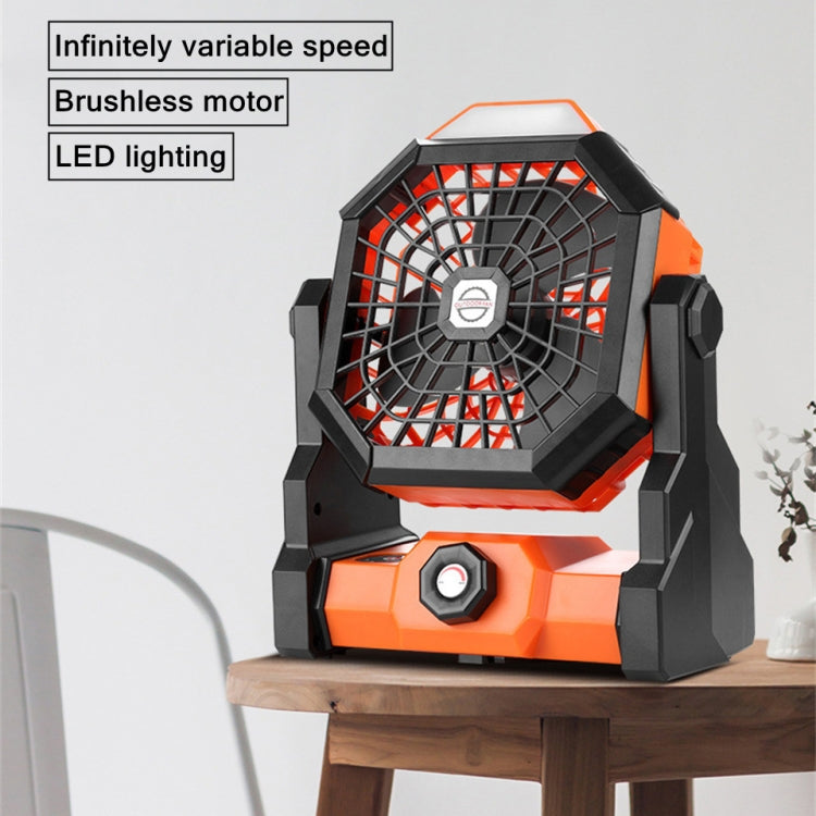 X3 Outdoor Portable Fan USB Charging Air Cooling Fan with LED Night Lamp (Green) - Electric Fans by PMC TechLife | Online Shopping South Africa | PMC TechLife | Buy Now Pay Later Mobicred