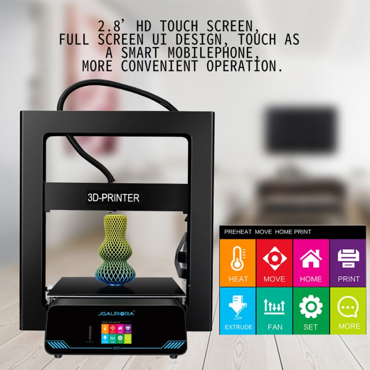 JGAURORA A5S Desktop High Precision Metal Plate Frame Three-Dimensional Physical 3D Printer - free shipping - PMC Jewellery - Order now!