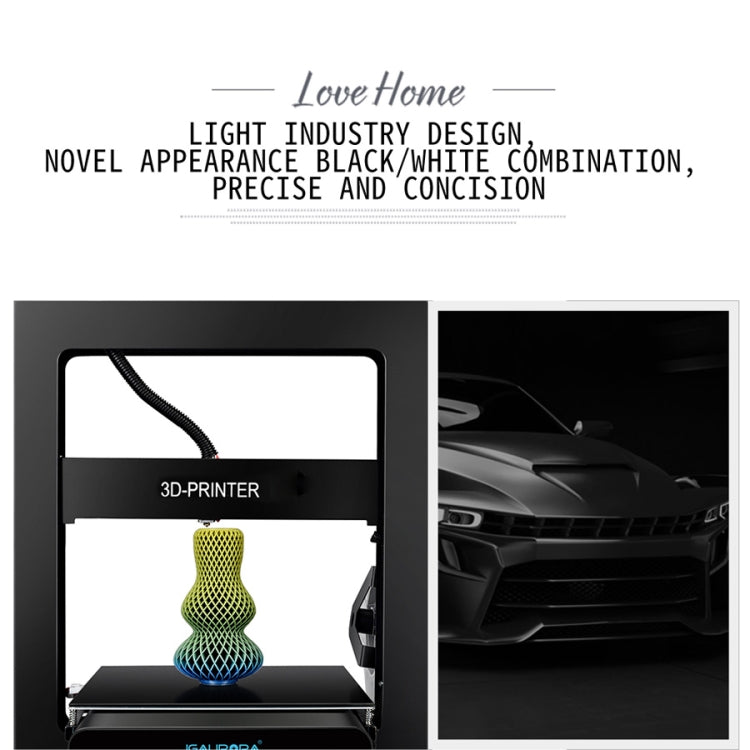 JGAURORA A5S Desktop High Precision Metal Plate Frame Three-Dimensional Physical 3D Printer - free shipping - PMC Jewellery - Order now!