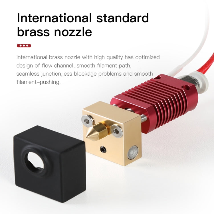 Creality 24V 40W Extruder Nozzle Hot End Kit with Temperature Thermistor & Heating Tube for Ender-3 3D Printer - free shipping - PMC Jewellery - Order now!