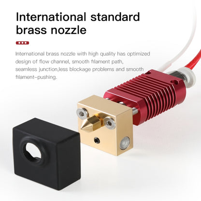 Creality 24V 40W Extruder Nozzle Hot End Kit with Temperature Thermistor & Heating Tube for Ender-3 3D Printer - free shipping - PMC Jewellery - Order now!