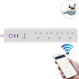 2 x USB Ports + 4 x UK Plug Jack WiFi Remote Control Smart Power Socket Works with Alexa & Google Home, Cable Length: 1.8m, AC 90-265V, UK Plug - Smart Socket by PMC TechLife | Online Shopping South Africa | PMC TechLife