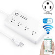 4 x USB Ports + 4 x US Plug Jack WiFi Remote Control Smart Power Socket Works with Alexa & Google Home, AC 110-240V, US Plug - Smart Socket by PMC TechLife | Online Shopping South Africa | PMC TechLife