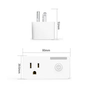 SA-004 10A EWeLink APP Remote Timing WiFi Smart Socket Works with Alexa and Google Home, US Plug