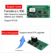 Sonoff SV 10A Single Channel WiFi Wireless Remote Timing Smart Switch Relay Module Works with Alexa and Google Home, Support iOS and Android, DC 5V-24V