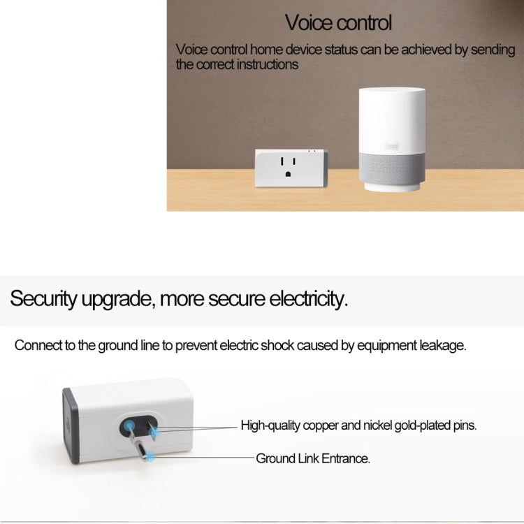 Sonoff S31 16A Phone APP Remote Timing & Power Energy Usage Monitor Mini WiFi Smart Socket Works with Alexa and Google Home, US Plug - free shipping - PMC TechLife - Order now!