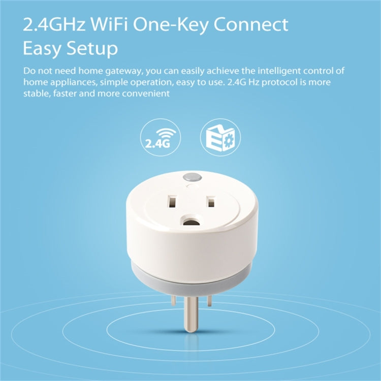 NEO NAS-WR02W WiFi US Smart Power Plug,with Remote Control Appliance Power ON/OFF via App & Timing function - Plug Adaptor by NEO | Online Shopping South Africa | PMC Jewellery | Buy Now Pay Later Mobicred
