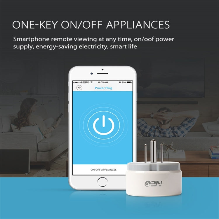 NEO NAS-WR02W WiFi US Smart Power Plug,with Remote Control Appliance Power ON/OFF via App & Timing function