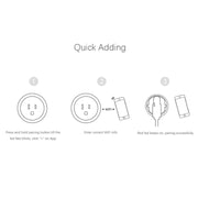 SA-003 10A Mini WiFi Plug Timing Smart Socket Works with Alexa & Google Home, AC 100-240V, US Plug