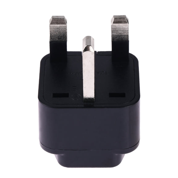 Portable Universal Socket to UK Plug Power Adapter Travel Charger (Black)