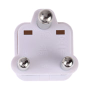 Portable Universal Socket to (Large) South Africa Plug Power Adapter Travel Charger (White)