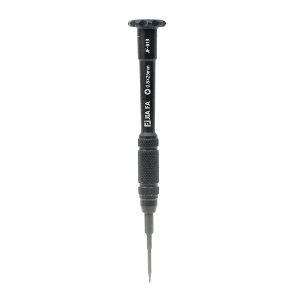 JIAFA JF-619-0.8 Pentalobe 0.8 x 30mm Screwdriver for iPhone Charging Port Screws(Black)