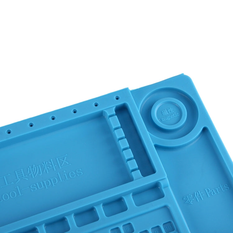 Maintenance Platform Anti-static Anti-slip High Temperature Heat-resistant Repair Insulation Pad Silicone Mats, Size: 45cm x 30cm (Blue) - free shipping - PMC TechLife - Order now!