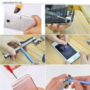 Appropriative Professional Screwdriver Repair Open Tool Kit with Roll Leather Bag For iPhone 7 & 7 Plus