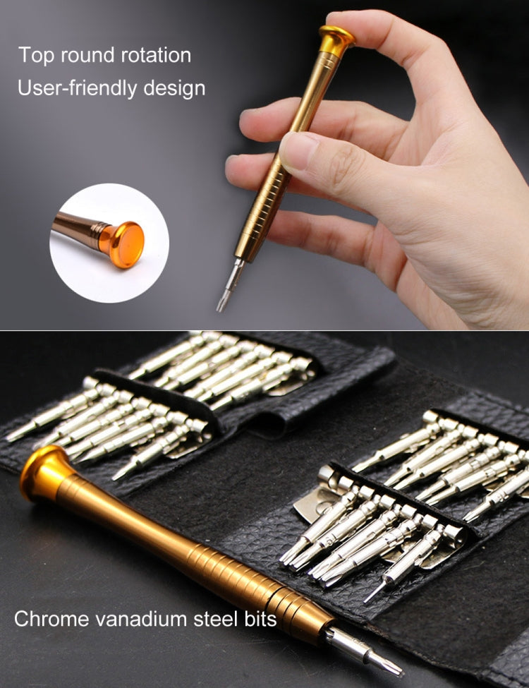 25 in 1 Screwdriver for iPhone 3/4/5/6,Galaxy, Huawei, Xiaomi, Other Smart Phones, Digital Cameras, Laptop, Watch, Glasses - Screwdriver by PMC TechLife | Online Shopping South Africa | PMC TechLife