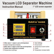 BAKU BK-946D 200W Vacuum LCD Touch Panel Separator Machine, AC 220V
