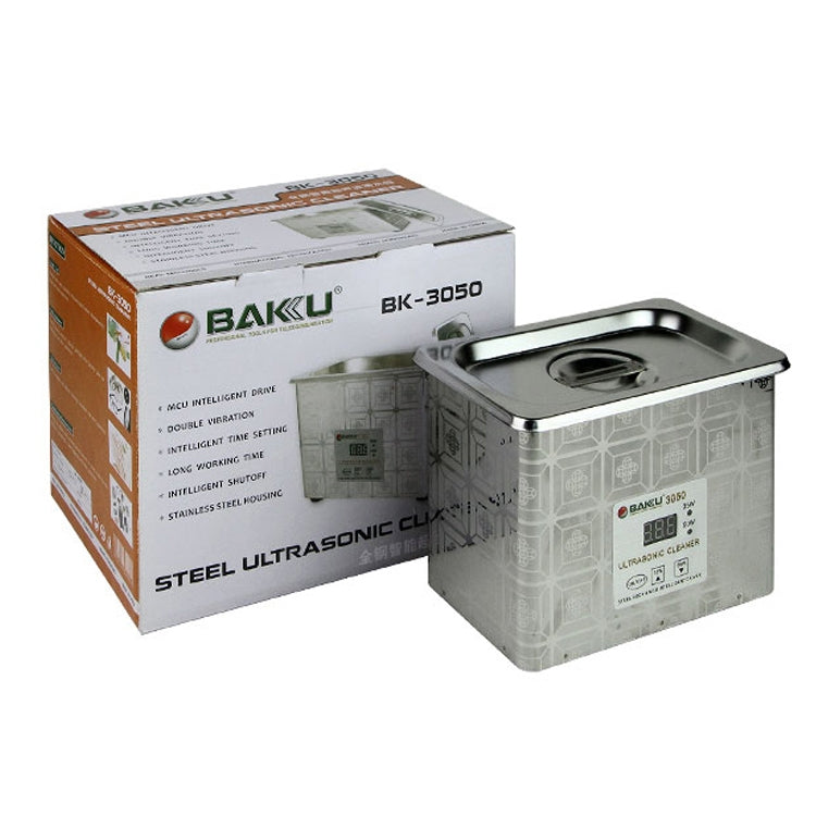 BAKU BK-3050 35W / 50W Adjustable 0.8L LCD Display Ultrasonic Cleaner, AC 220V - free shipping - PMC TechLife - Order now!