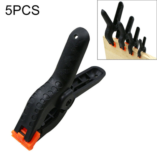 5 PCS Woodworking Photo Studio Photography Backdrop Nylon Clip Support Spring Clamp, Length: 117mm - free shipping - PMC Jewellery - Order now!