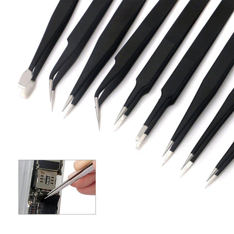 JF-8142 Metal Tweezers Repairing Disassemble Tool Kit - Tool Kits by JIAFA | Online Shopping South Africa | PMC TechLife | Buy Now Pay Later Mobicred