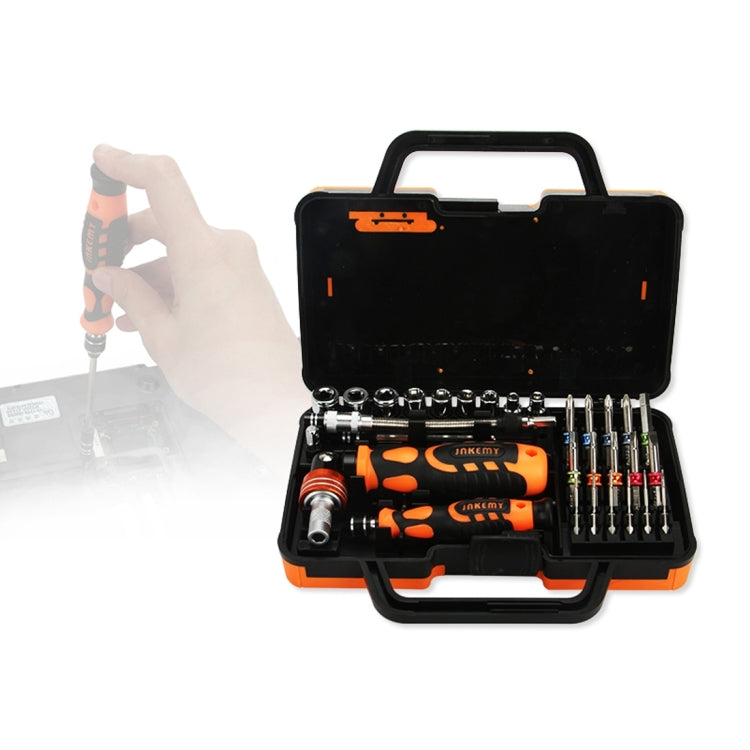 JAKEMY JM-6123 31 in 1 Color Ring Professional Screwdriver Repair Tool Set - free shipping - PMC TechLife - Order now!