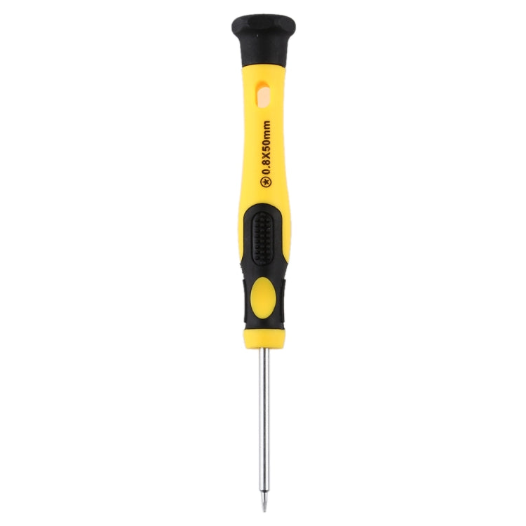 JF-611-0.8 Pentalobe 0.8 Screwdriver for iPhone Charging Port Screws(Yellow) - Screwdriver by JIAFA | Online Shopping South Africa | PMC TechLife