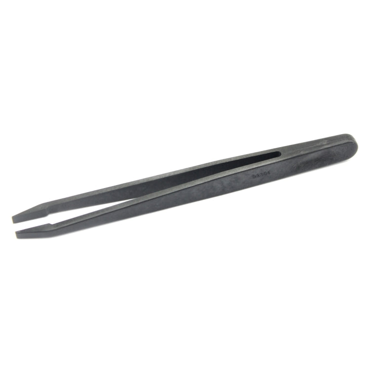 JF-S13 Anti-static Carbon Fiber Straight Tip Tweezers(Black) - Tweezers by JIAFA | Online Shopping South Africa | PMC TechLife