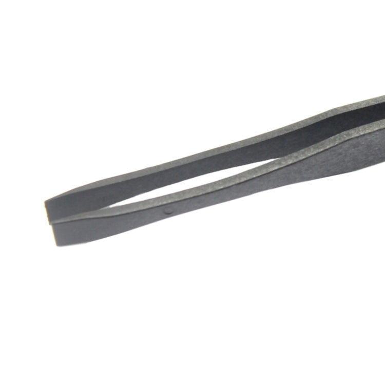 JF-S15 Anti-static Carbon Fiber Straight Tip Tweezers(Black) - Tweezers by JIAFA | Online Shopping South Africa | PMC TechLife