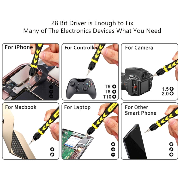 Kaisi 3801 38 in 1 Multifunctional Computer Phone Repair Tool Set - free shipping - PMC TechLife - Order now!
