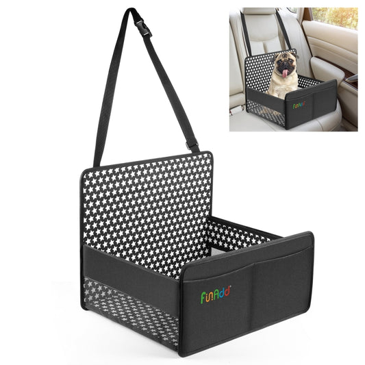 FunAdd Breathable and Foldable Pet Dog Car Basket Anti-dirty Waterproof Pad (Black) - Pet Storages & Bags by FunAdd | Online Shopping South Africa | PMC Jewellery | Buy Now Pay Later Mobicred