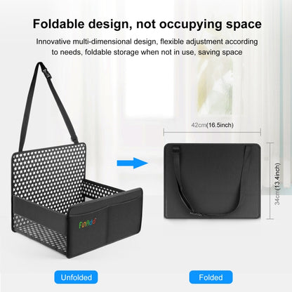 FunAdd Breathable and Foldable Pet Dog Car Basket Anti-dirty Waterproof Pad (Black) - Pet Storages & Bags by FunAdd | Online Shopping South Africa | PMC Jewellery | Buy Now Pay Later Mobicred