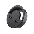 80mm Desktop Outlet USB Cable Wire Hole Cover Round Winder Holder - Cable Organizer by PMC TechLife | Online Shopping South Africa | PMC TechLife