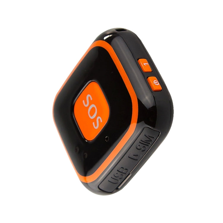 V28 Necklace Style GSM Mini LBS WiFi AGPS Tracker SOS Communicator(Black) - Personal Tracker by PMC TechLife | Online Shopping South Africa | PMC TechLife