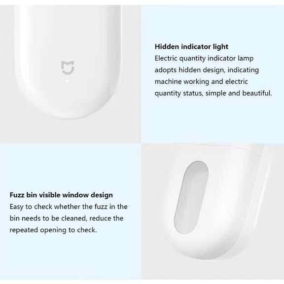 Original Xiaomi Mijia Mini Portable Shaver Wool Ball USB Charging Hair Remover Electric Lint Trimmer