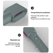 For Dyson Airwrap Hair Modeling Dryer Shockproof Silicone Case (Black)