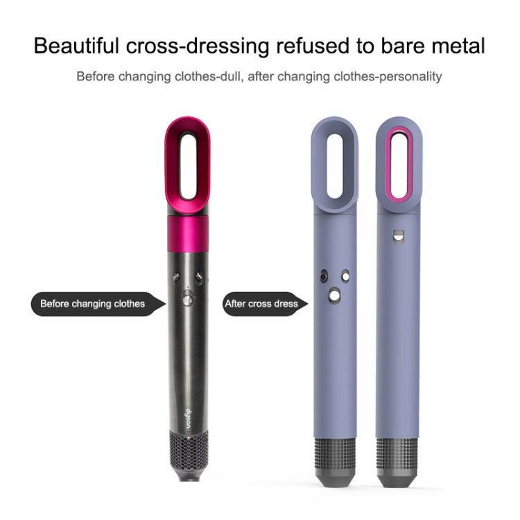 For Dyson Airwrap Hair Modeling Dryer Shockproof Silicone Case (Purple)