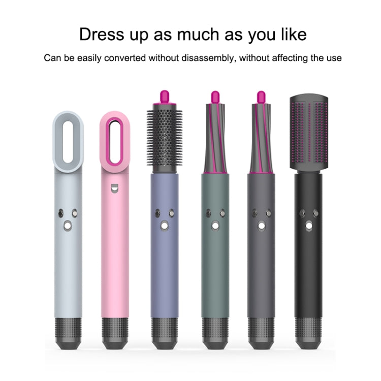 For Dyson Airwrap Hair Modeling Dryer Shockproof Silicone Case (Silver)
