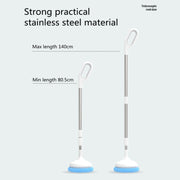 Wireless Electric Intelligent Telescopic Glass Wipe Window Cleaner (White)