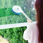 Wireless Electric Intelligent Telescopic Glass Wipe Window Cleaner (White)