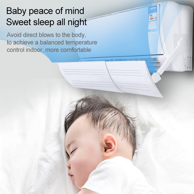 Bedroom Wall-Mounted Baby Universal Anti-Straight Blowing Air Conditioning Windshield Wind Deflector Shroud, Glossy Surface Version - Air Conditioning & Accessories by PMC TechLife | Online Shopping South Africa | PMC TechLife